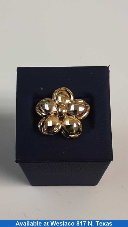 Women's Ring - Yellow Gold 14k (.585) 5.1 grams Size 20