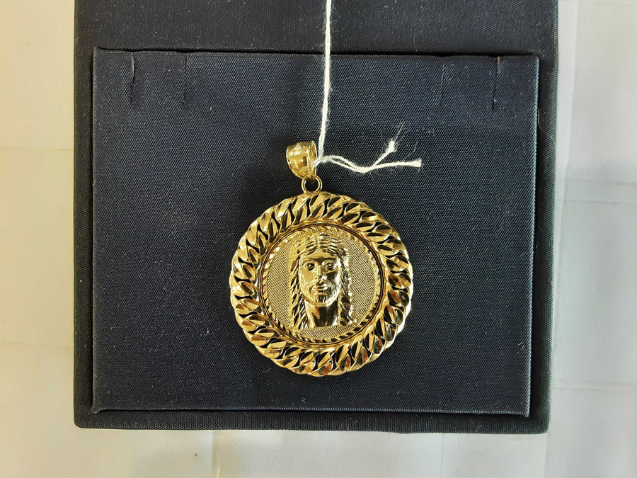 Religious Pendant - Yellow Gold 10k (.417) 6.8 grams
