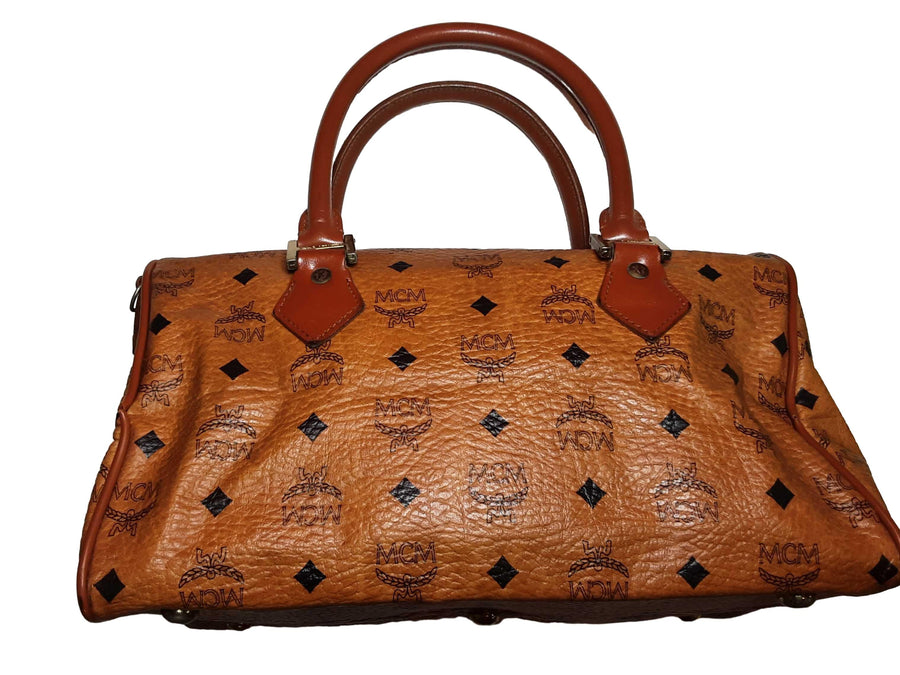 Mcm Y4037 Orange Purse / Handbag