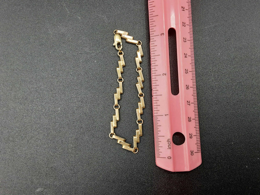 Link Bracelet - Yellow Gold 14k (.585) 7.1 grams 7 inch