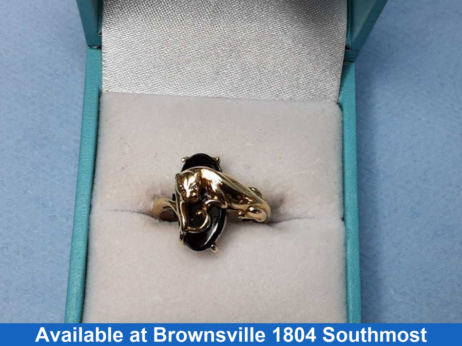 Women's Ring - Yellow Gold 10k (.417) 3.8 grams Size 6