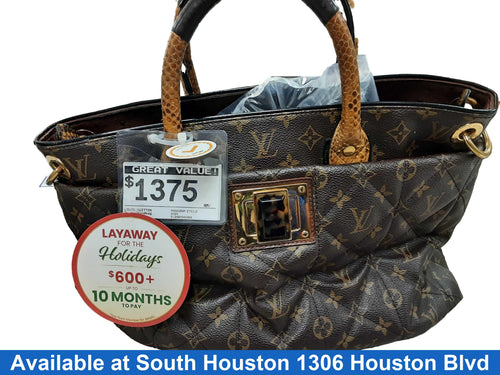 Louis Vuitton Monogram Etoile Exotique Gm Miel Brown Purse / Handbag