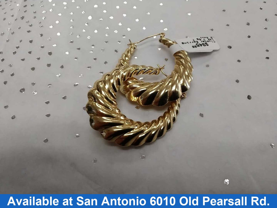 Earrings - Yellow Gold 14k (.585) 7 grams