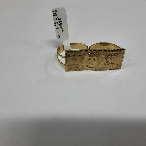 Men's Ring - Yellow Gold 10k (.417) 7.7 grams Size 10