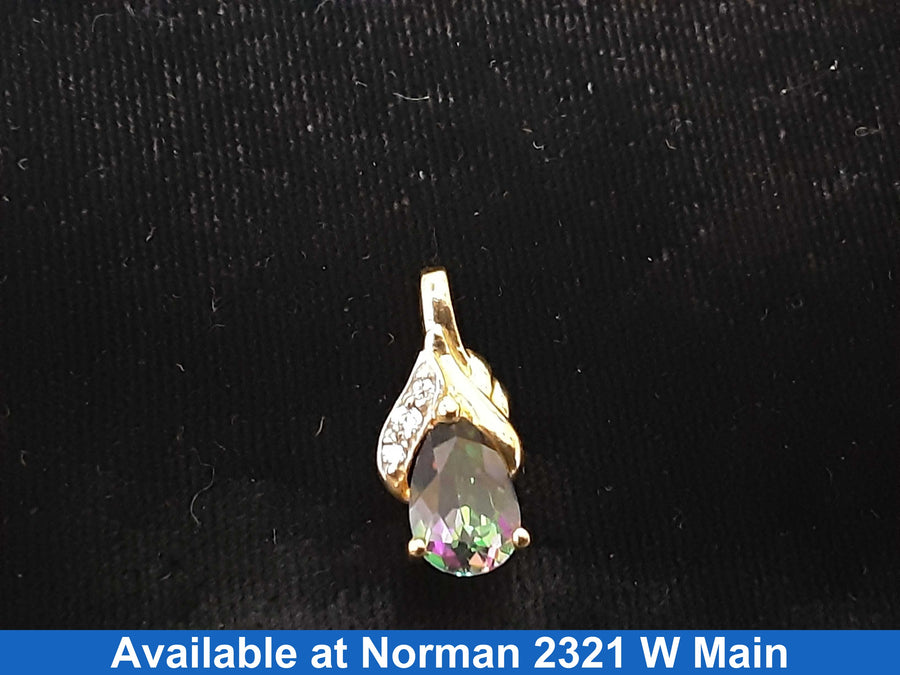 Diamond Pendant - Yellow Gold 10k (.417) 1.4 grams