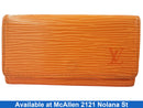 Louis Vuitton Epi Key Holder Orange Wallet