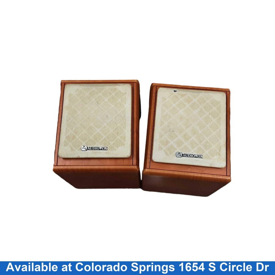 Audiovox Sp-750 Brown Bookshelf Speaker
