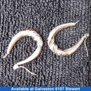 Hoop Earrings - Yellow Gold 14k (.585) 1.5 grams