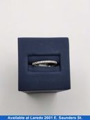 Ring - Wedding Band - White Gold 14k (.585) 1.6 grams Size 8