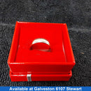 Ring - Wedding Band - White Gold 18k (.750) 7.6 grams Size 9