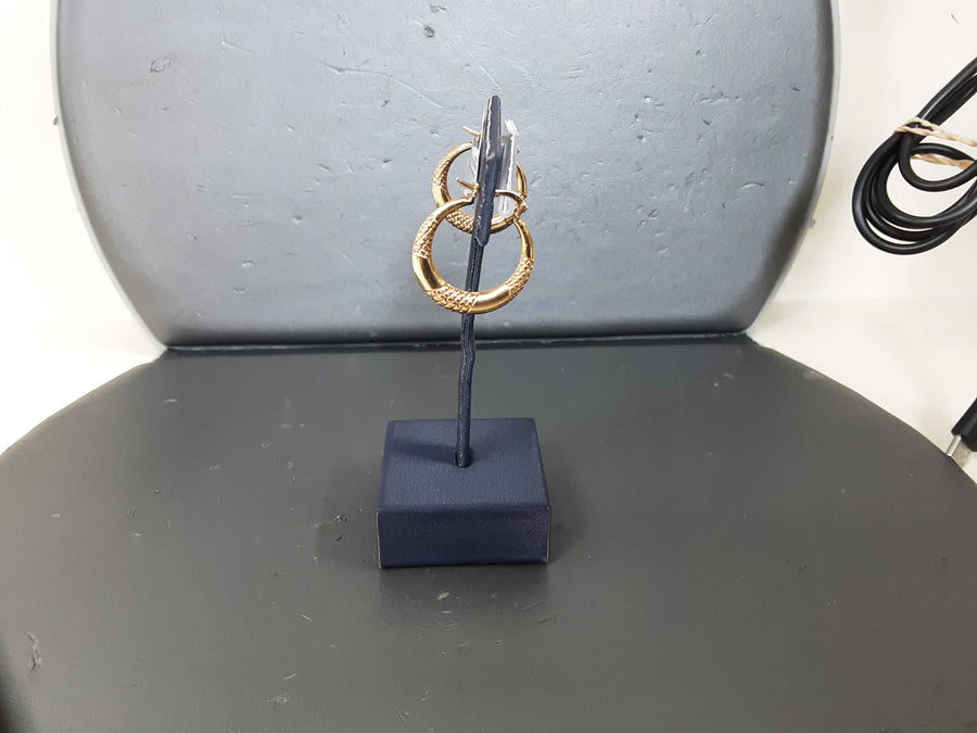 Hoop Earrings - Yellow Gold 10k (.417) 1.5 grams