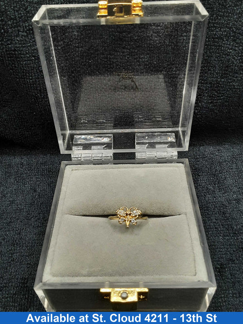 Butterfly Diamond Ring