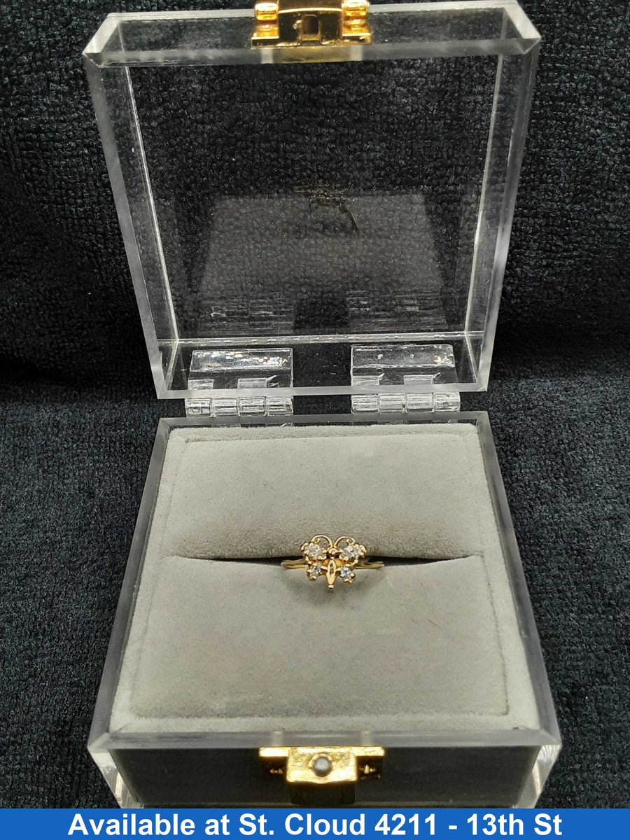 Butterfly Diamond Ring