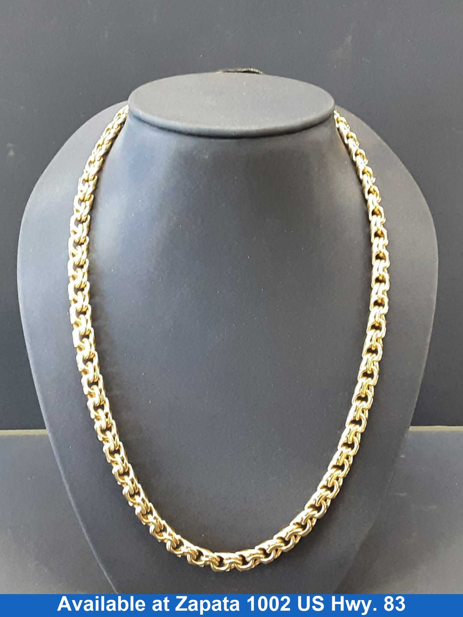 Cuban Link Chain - Yellow Gold 10k (.417) 72.2 grams 24 inch