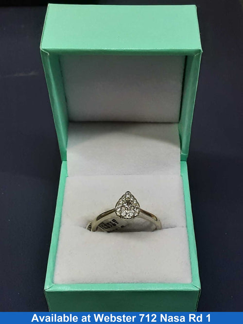Women's Ring - White Gold 10k (.417) 3.6 grams Size 10