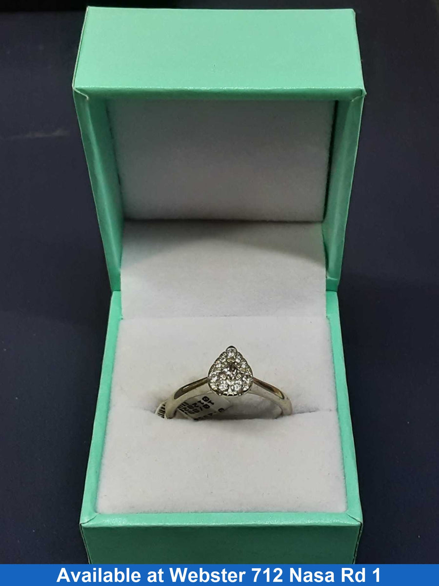 Women's Ring - White Gold 10k (.417) 3.6 grams Size 10