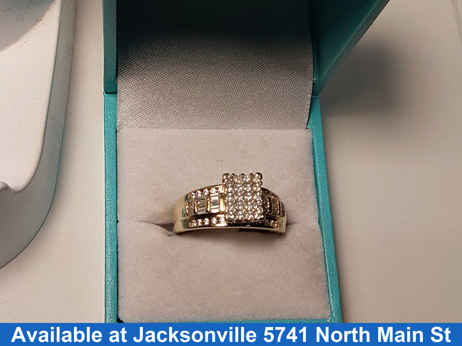 Women's Ring - Yellow Gold 10k (.417) 7 grams Size 8
