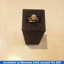 Ring - Engagement Set - Yellow Gold 10k (.417) 4 grams Size 20