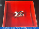Women's Ring - Solitaire - Silver 5.5 grams Size 7