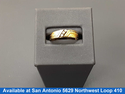 Ring - Wedding Band - Yellow Gold 10k (.417) 3.7 grams Size 8