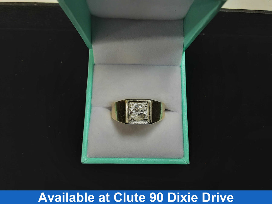 Men's Ring - Yellow Gold 14k (.585) 9.6 grams Size 11