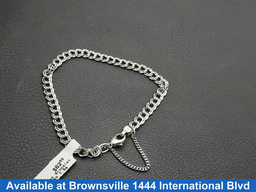 Link Bracelet - Silver 7 grams 8 inch