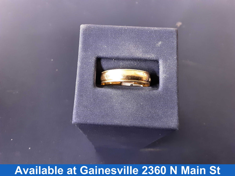 Ring - Wedding Band - Yellow Gold 14k (.585) 2.6 grams Size 11