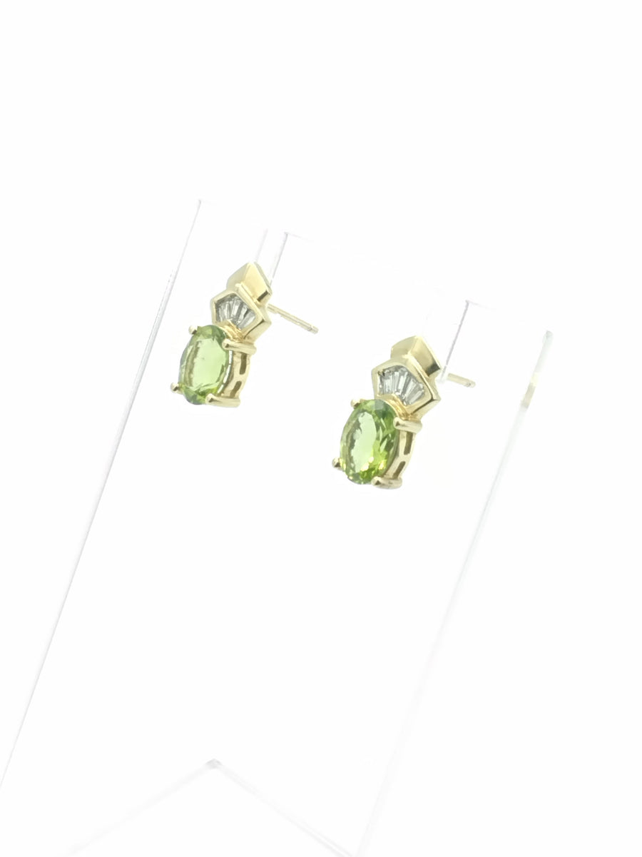 Earrings - Yellow Gold 14k (.585) 4.2 grams