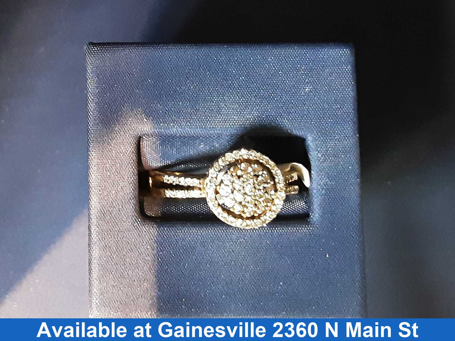 Women's Ring - Yellow Gold 10k (.417) 3.7 grams Size 9.5