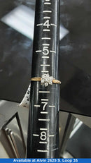 Women's Ring - Yellow Gold 10k (.417) 1.3 grams Size 6.5