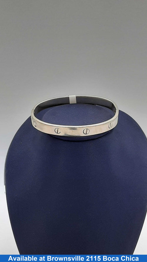 Bangle Bracelet - Silver 28.3 grams 8 inch