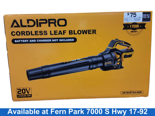 Aldipro Ad-dlb74a-0db Black Cordless Leaf Blower