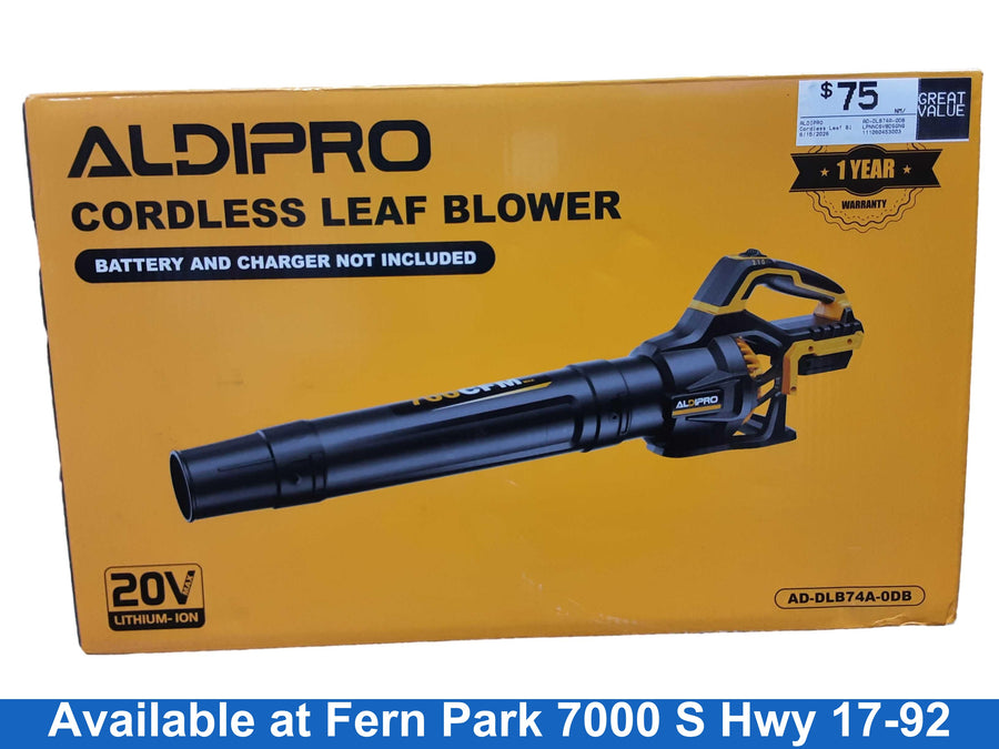 Aldipro Ad-dlb74a-0db Black Cordless Leaf Blower