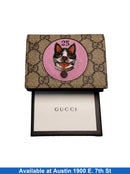 Gucci Gg Dog 25 Wallet Brown Wallet
