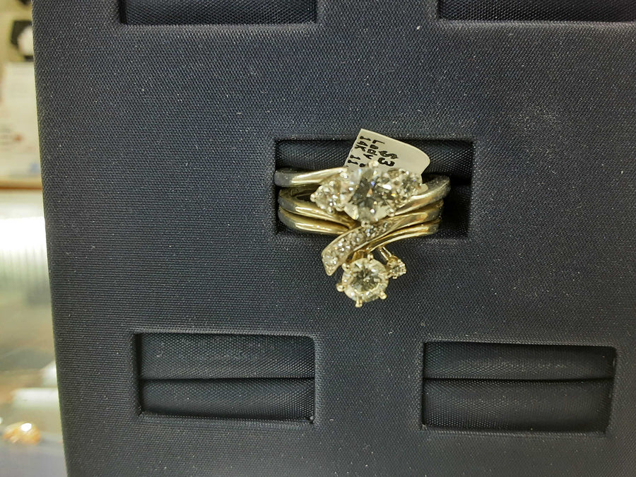 Women's Ring - White Gold 14k (.585) 11.7 grams Size 20