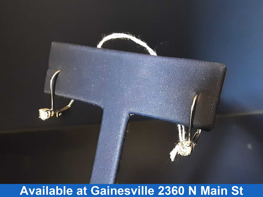 Earrings - White Gold 14k (.585) 0.9 grams