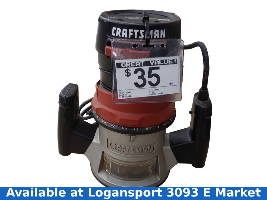 Craftsman 315.17460 Black Corded Router