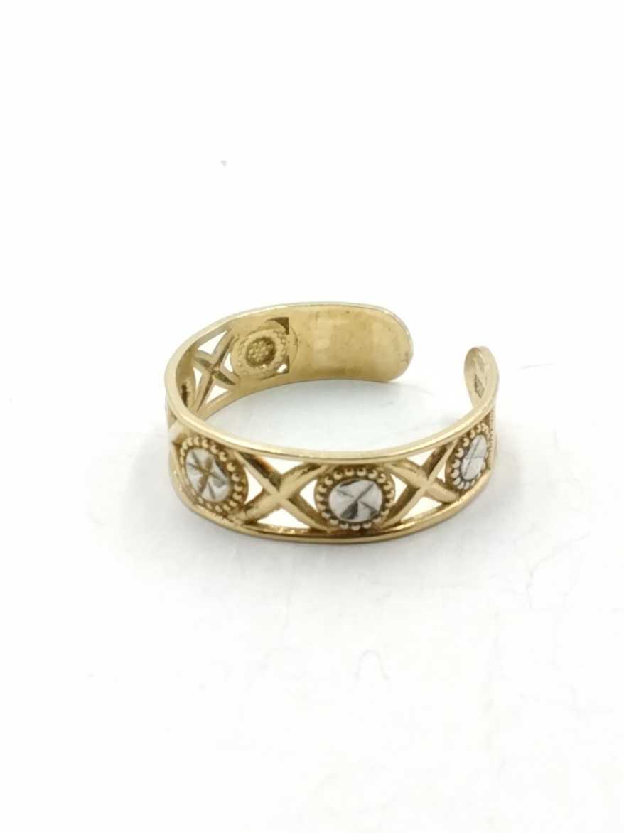 Ring - Wedding Band - Yellow Gold 10k (.417) 0.9 grams Size 5