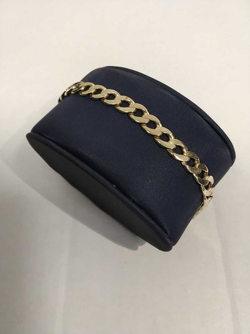 Cuban Link Bracelet - Yellow Gold 10k (.417) 12.8 grams 8 inch