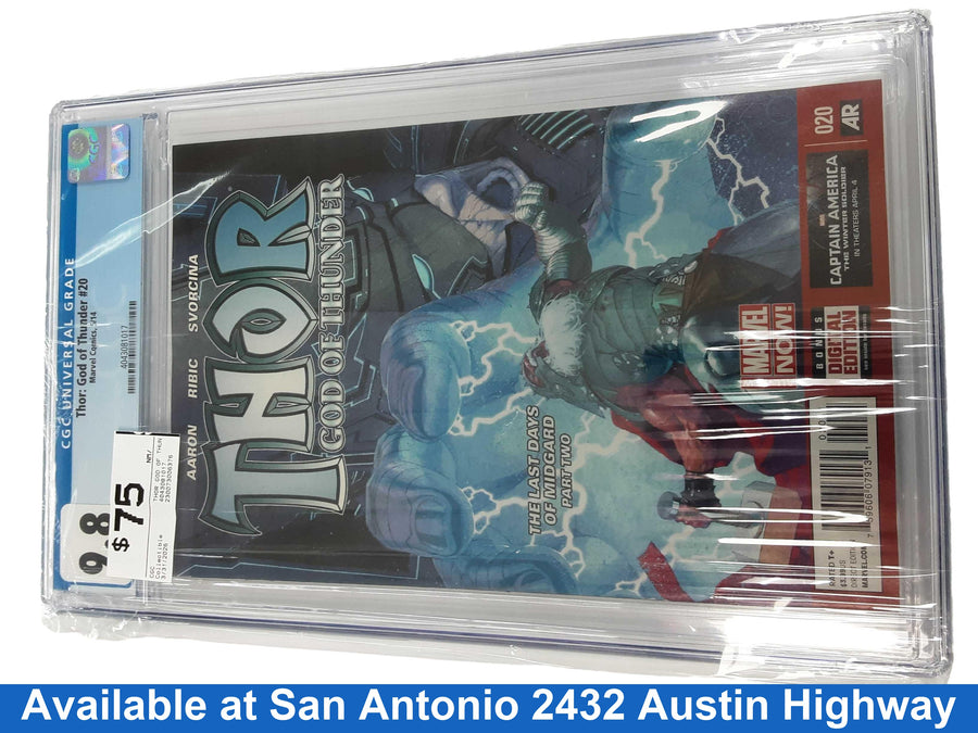 Cgc Thor God Of Thunder 20 Blue Other Collectible