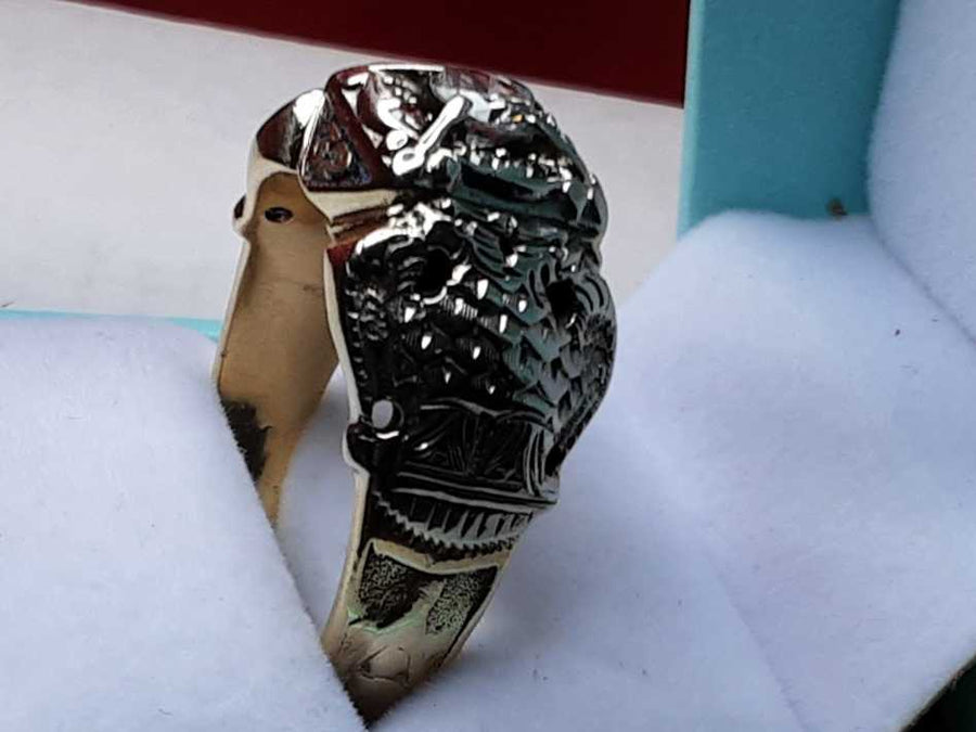 Men's Ring - Yellow Gold 14k (.585) 17.4 grams Size 14.5