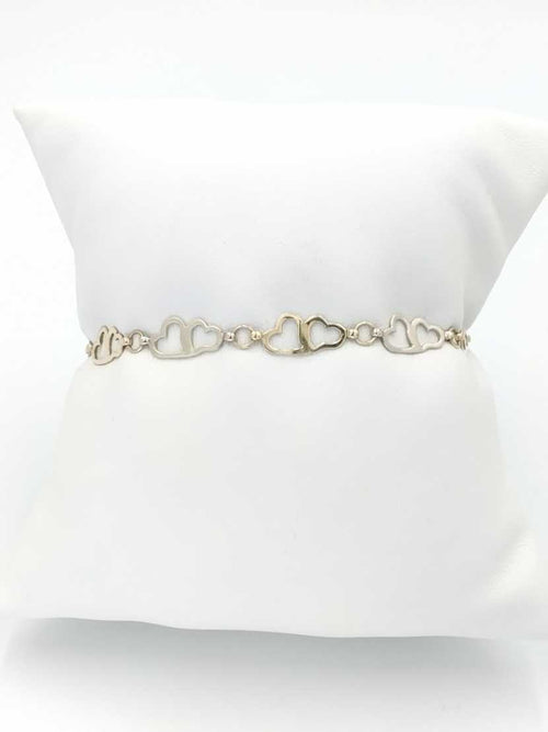 Bracelet - Tricolor Gold 14k (.585) 3.7 grams 7 inch