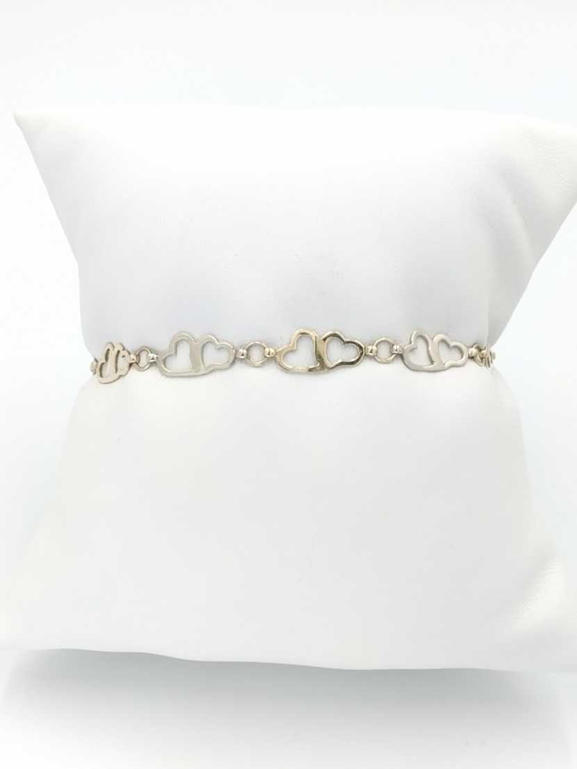 Bracelet - Tricolor Gold 14k (.585) 3.7 grams 7 inch