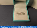 Ring - Wedding Band - White Gold 14k (.585) 2.1 grams Size 6.5