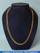 Cuban Link Chain - Yellow Gold 10k (.417) 19 grams 22 inch