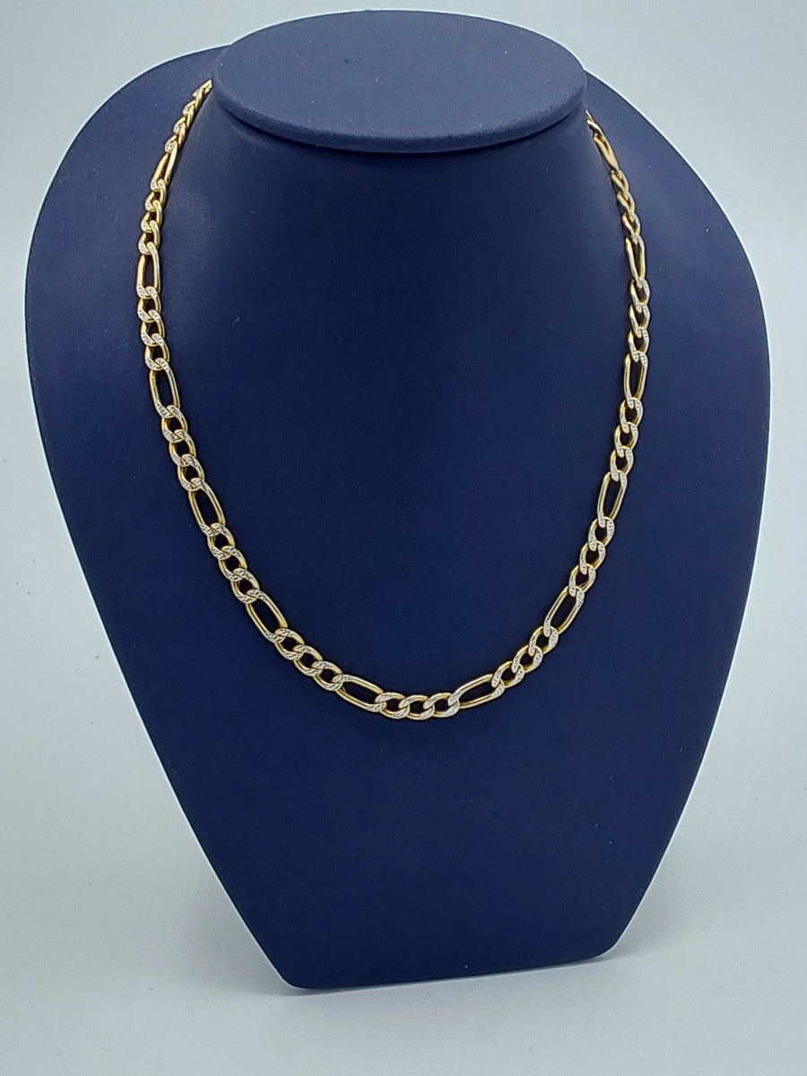 Figaro Chain - Yellow Gold 14k (.585) 10.8 grams 24 inch