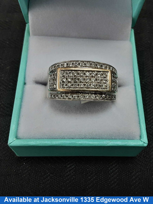Men's Ring - White Gold 10k (.417) 9.3 grams Size 13