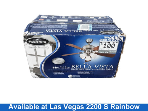 Harbor Breeze Bella Vista Brown Ceiling Fan