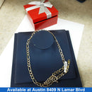 Figaro Chain - Yellow Gold 14k (.585) 29.6 grams 22 inch