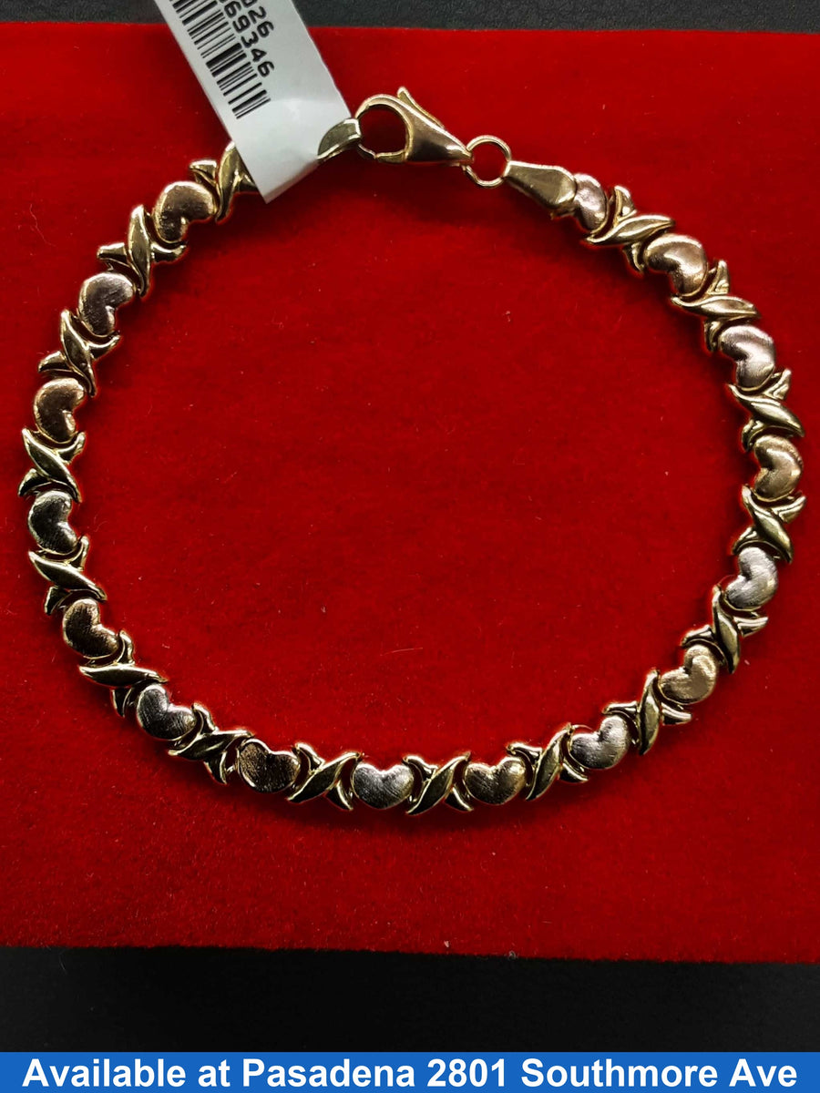 Bracelet - Tricolor Gold 14k (.585) 5.3 grams 6 inch